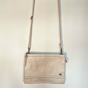 The Sak Crossbody Cream Leather Purse